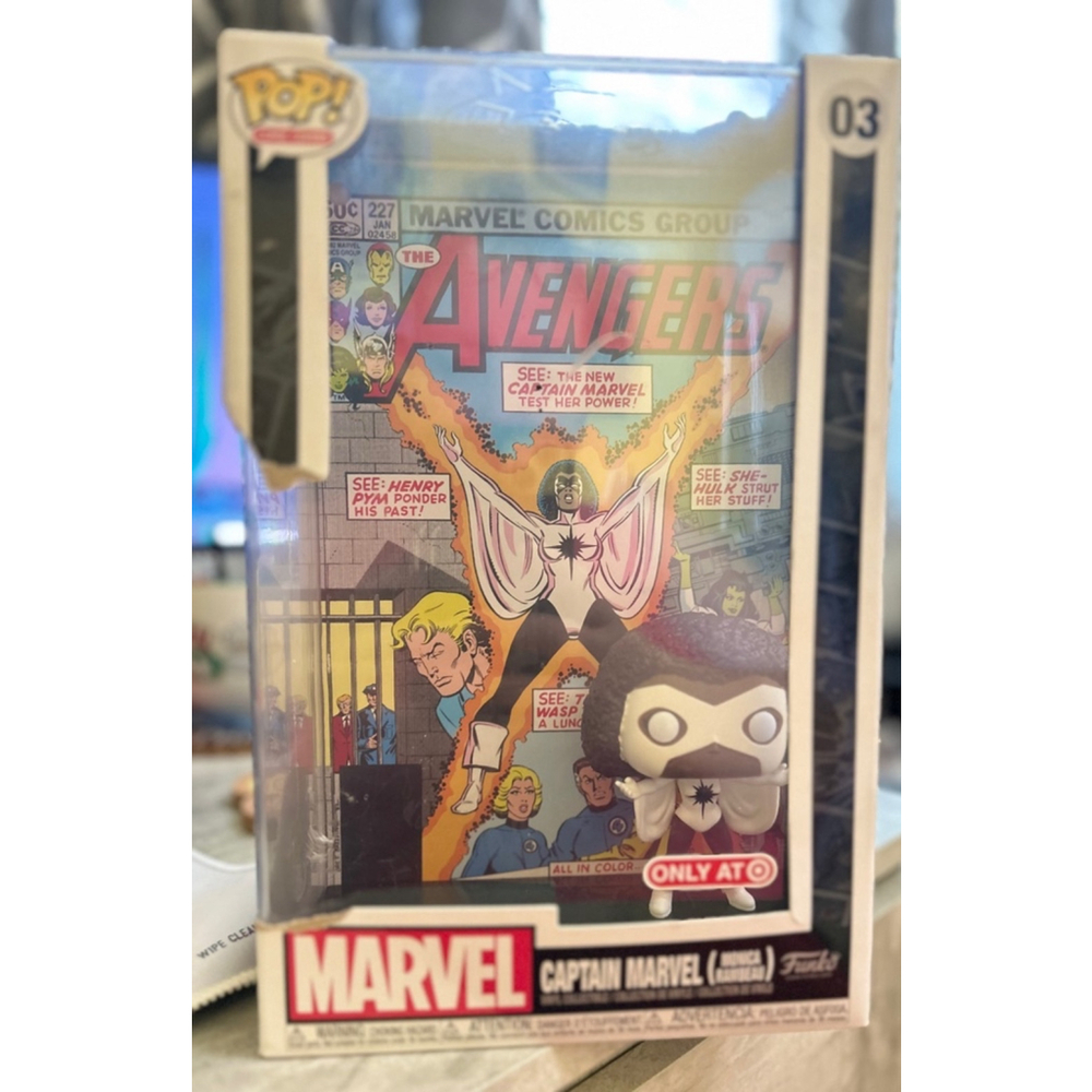 Marvel Captain Marvel Monica Rambeau Funko Pop Comic Cover #3